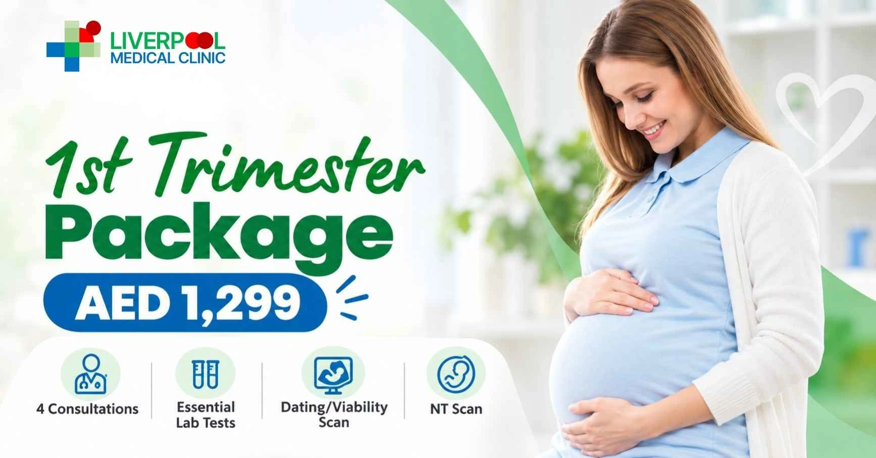 First trimester pregnancy package in Bur Dubai