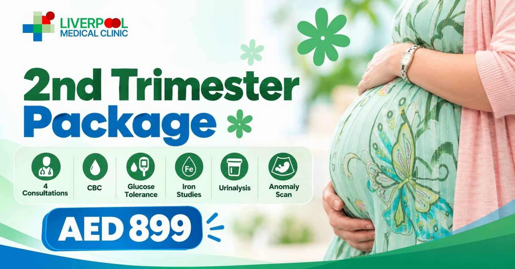 Second trimester pregnancy package in Bur Dubai