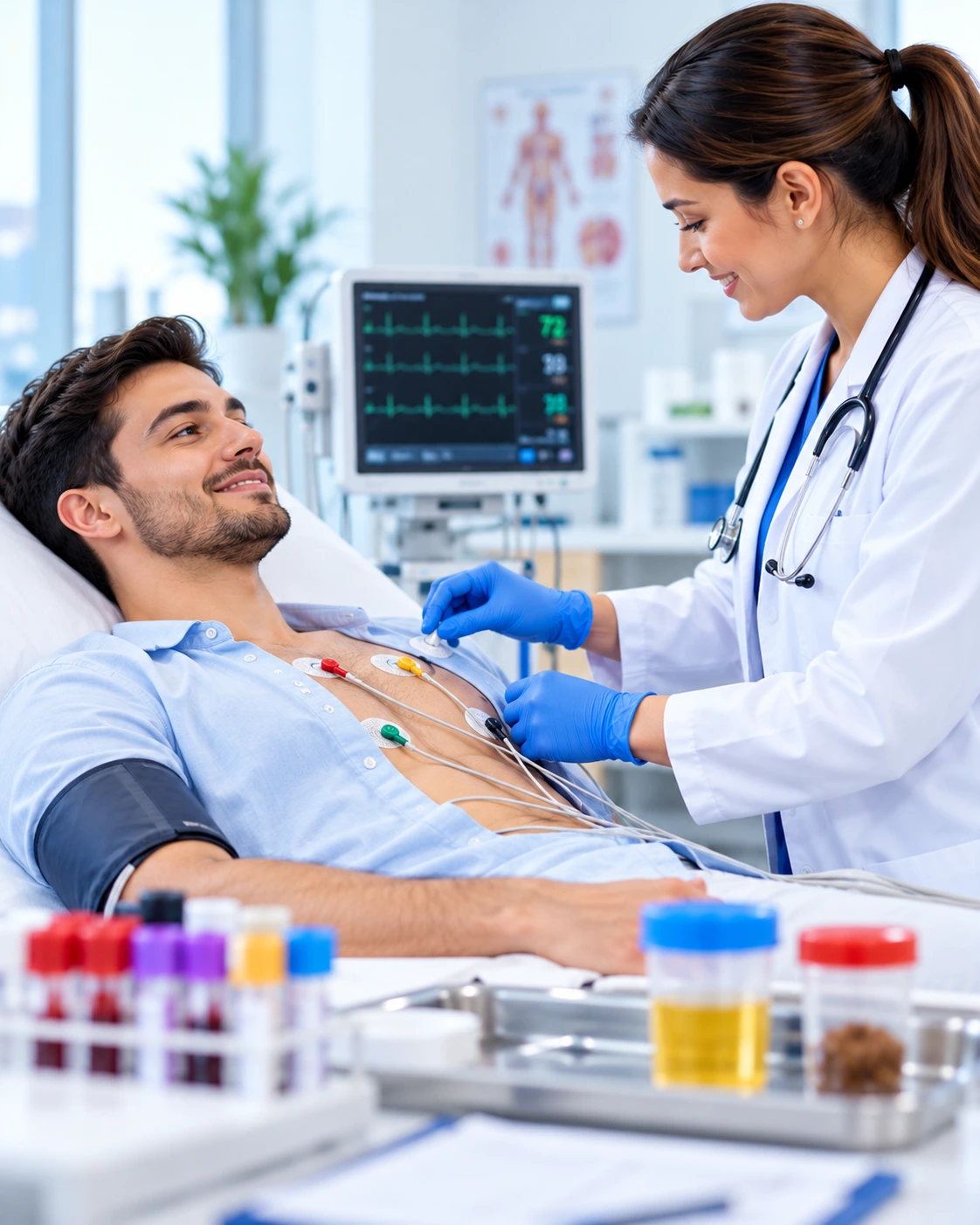 Complete blood test and ECG package at Liverpool Medical Clinic in Bur Dubai